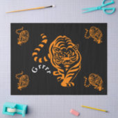 tijger tissuepapier (Craft)