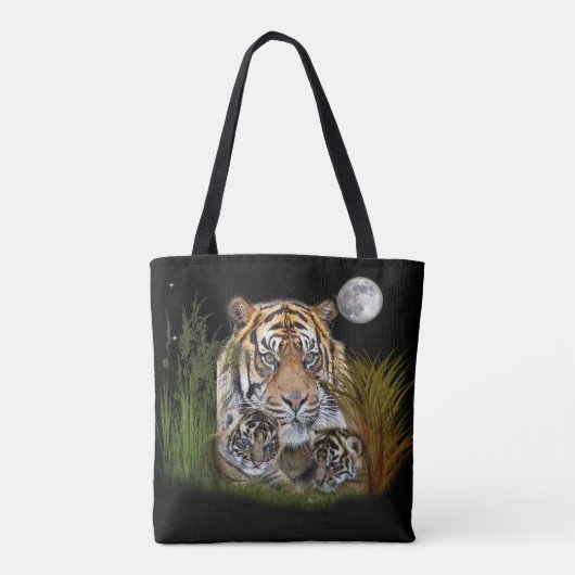 tijger tote bag (Achterkant)