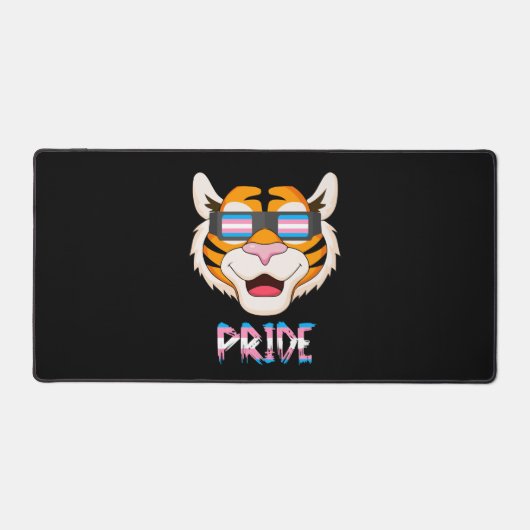 Tijger Transgender Vlag Lgbt Bureaumat (Voorkant)