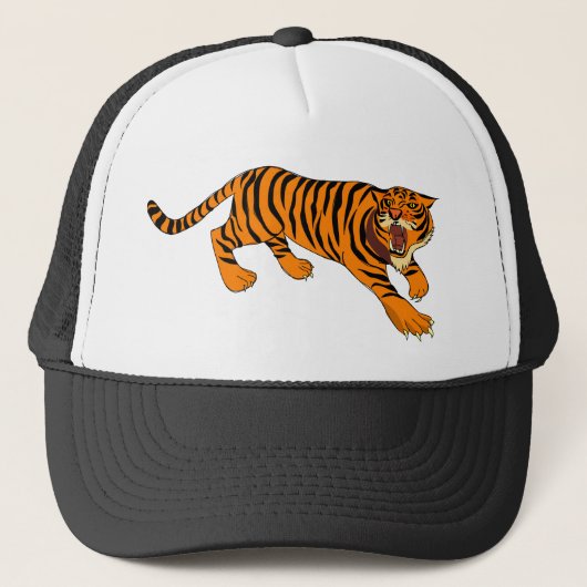 tijger trucker pet (Voorkant)
