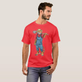 Tijger Tuinman Schep Tuin T-shirt (Voorkant volledig)