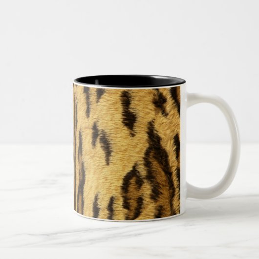 tijger tweekleurige koffiemok (Rechts)