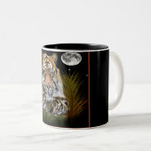 tijger tweekleurige koffiemok (Voorkant rechts)