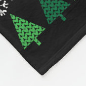 Tijger Ugly KerstSweater Wildlife Series Fleece Deken (Hoek)