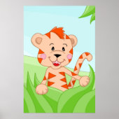Tijger uit Afrika Poster (Voorkant)