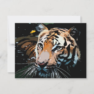 Tijger uitnodigingen