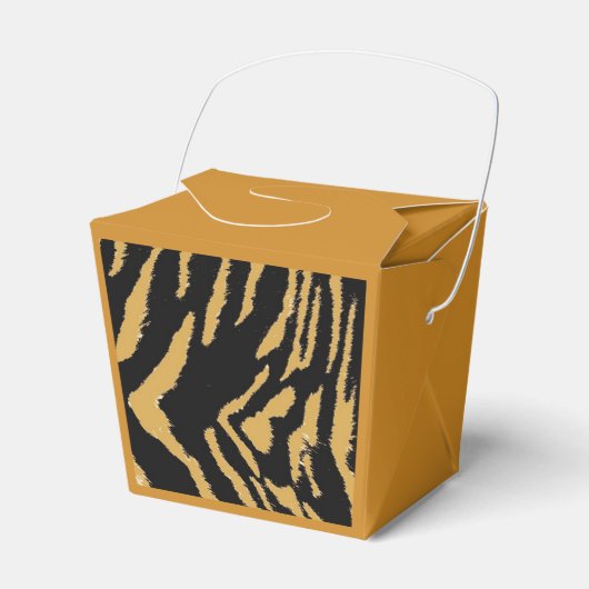 Tijger Vacht Patroon Bedankdoosjes (Voorkant Zijde)