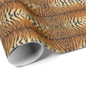 Tijger vachtpatroon cadeaupapier (Rol Hoek)