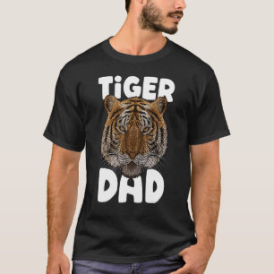 Tijger Vader Grote Kat Vaderdag Dier Meme Wilde Ti T-shirt