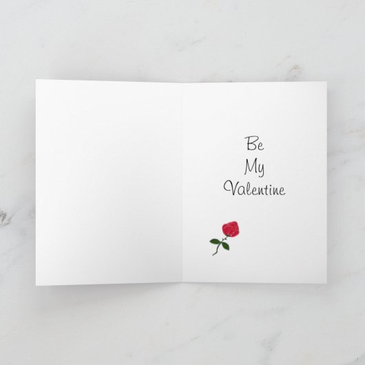 tijger valentijn feestdagen kaart (Binnen)