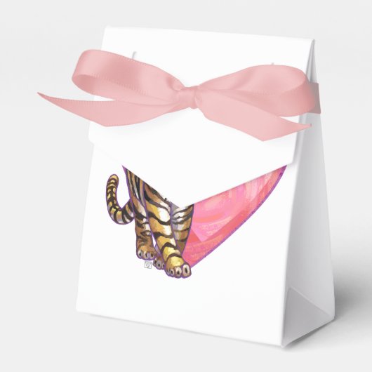 Tijger Valentijnsdag Bedankdoosjes (Voorkant Zijde)
