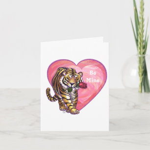 tijger Valentijnsdag Feestdagen Kaart