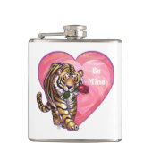 Tijger Valentijnsdag Heupfles (Voorkant)