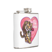 Tijger Valentijnsdag Heupfles (Rechts)
