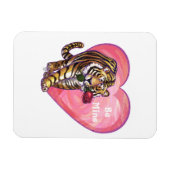 Tijger Valentijnsdag Magneet (Horizontaal)