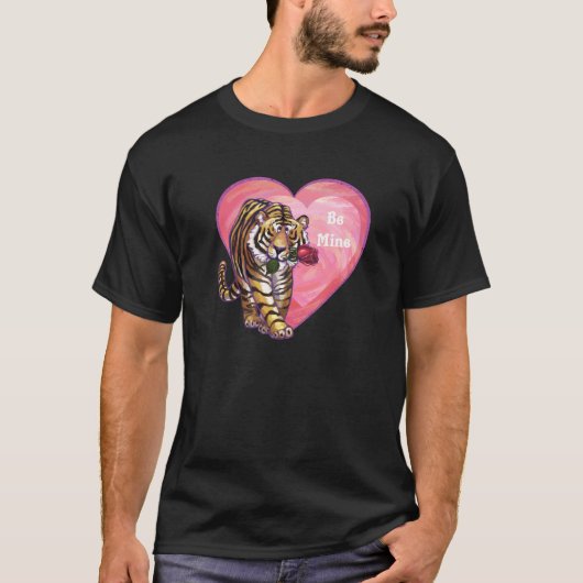 Tijger Valentijnsdag T-shirt (Voorkant)