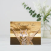 Tijger van de liefde_ briefkaart (Staand voorkant)