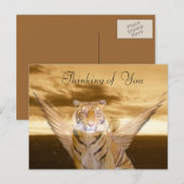 Tijger van de liefde_ briefkaart (Voorkant / Achterkant)