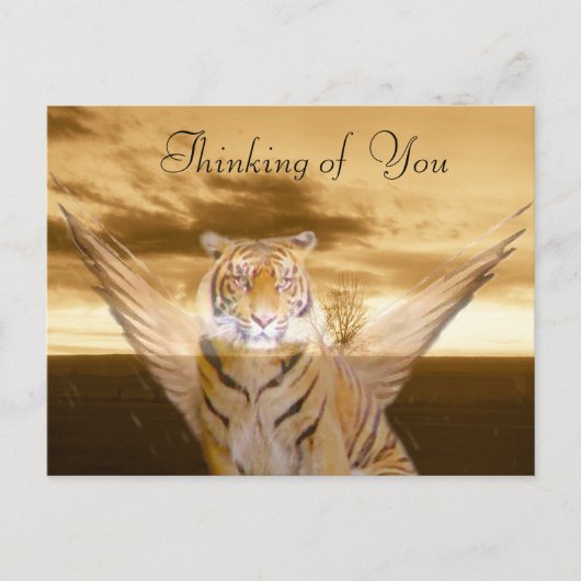 Tijger van de liefde_ briefkaart (Voorkant)