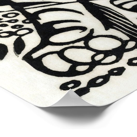 Tijger van Franz Marc 1912 Poster (Hoek)