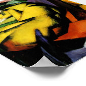 Tijger van Franz Marc. Poster (Hoek)