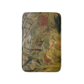 Tijger verrast in een tropisch Storm Badmat (Voorkant Verticaal)