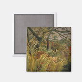 Tijger verrast in een tropisch Storm Magneet (Voorkant / Achterkant)