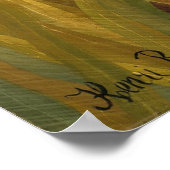 Tijger verrast in een tropisch Storm Poster (Hoek)