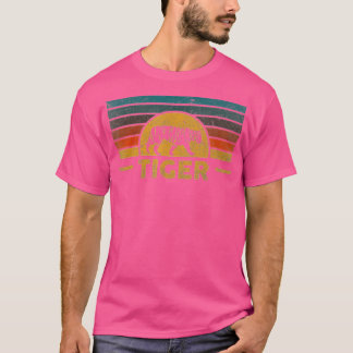Tijger Vintage 60s 70s Mannen Dierenvriend vrouwen T-shirt