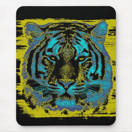 Tijger Vintage Muismat (Voorkant)