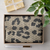 Tijger Vintage Zwarte Kant Decoupage Tissuepapier (Geschenk)