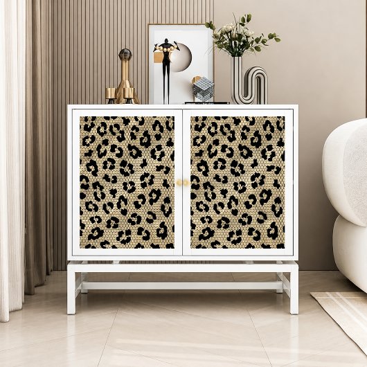 Tijger Vintage Zwarte Kant Decoupage Tissuepapier