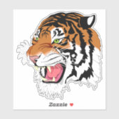 Tijger Vinyl Sticker (Vel)