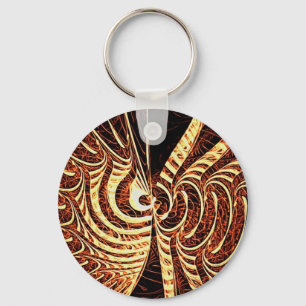 Tijger vis sleutelhanger