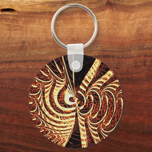 Tijger vis sleutelhanger (Voorkant)