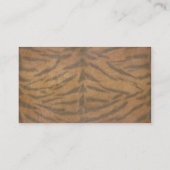 tijger visitekaartje (Achterkant)