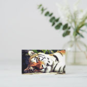 Tijger Visitekaartje (Staand voorkant)