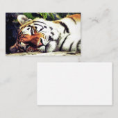 Tijger Visitekaartje (Voorkant / Achterkant)