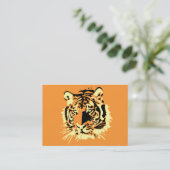 tijger visitekaartje (Staand voorkant)