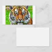 tijger visitekaartje (Voorkant / Achterkant)