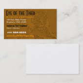 Tijger Visitekaartje (Voorkant / Achterkant)