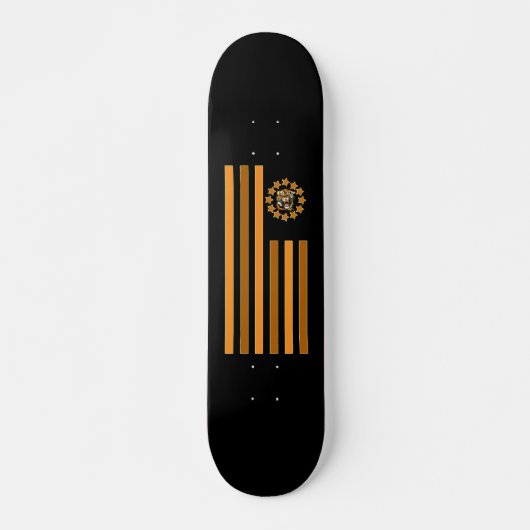 Tijger - vlag persoonlijk skateboard (Voorkant)