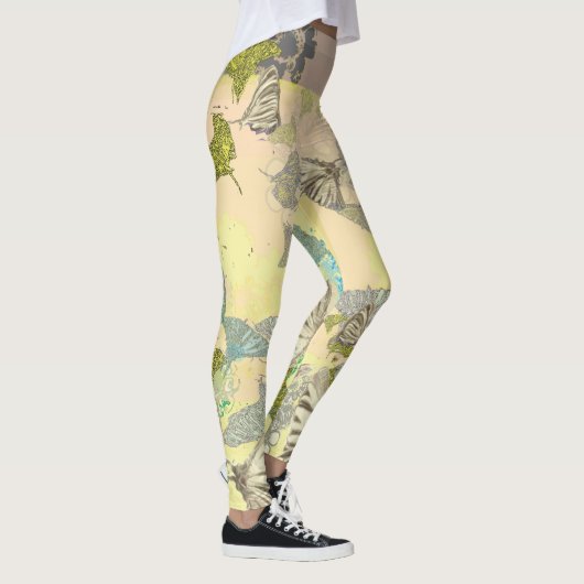 Tijger Vlinder  Leggings (Rechts)