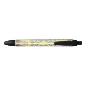 Tijger Vlinder Zwarte Inkt Pen (Achterkant)