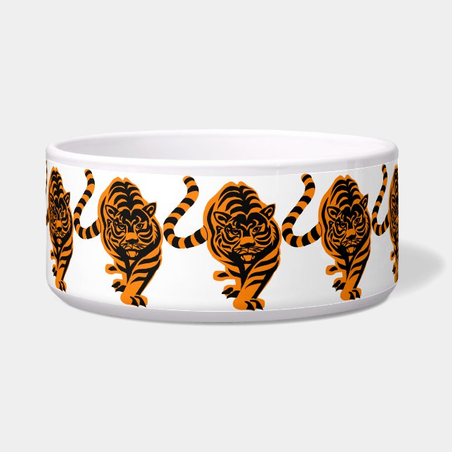 tijger voerbakje (Voorkant)