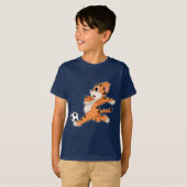 Tijger Voetbal Soccer T-shirt (Voorkant volledig)