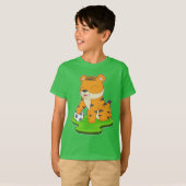 Tijger Voetbal Soccer T-shirt (Voorkant volledig)