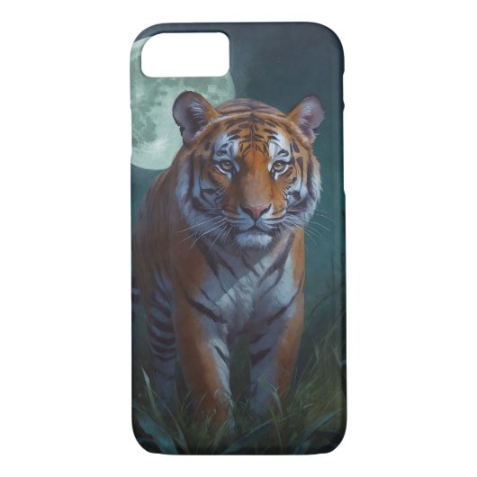 Tijger & Volle Maan Case-Mate iPhone Case (Achterkant)