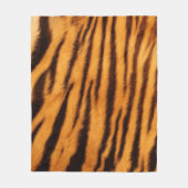 tijger voor huidafdrukken fleece deken (Voorkant)