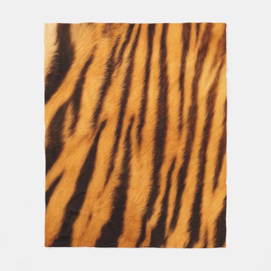 tijger voor huidafdrukken fleece deken (Voorkant)